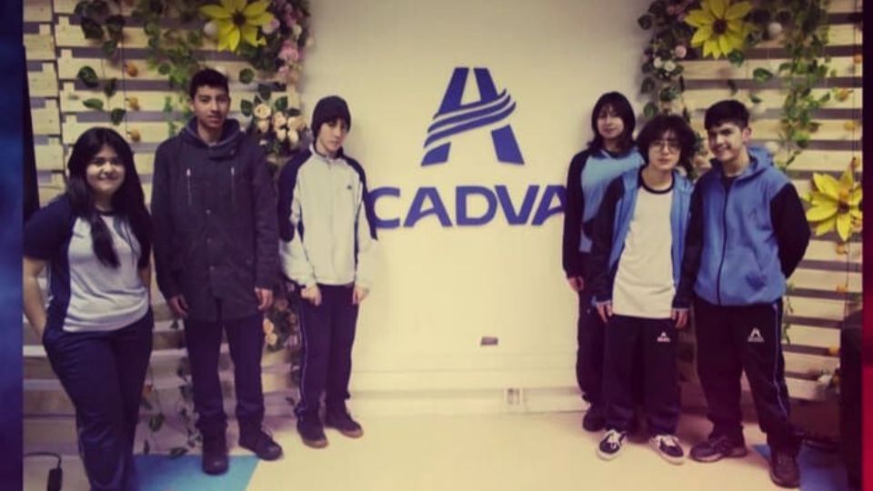 Alumnos del Colegio Adventista de Valdivia.