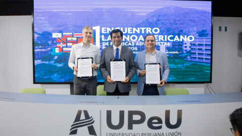 Universidad Peruana Unión firma convenios con Inter-American Health Food Company y Superbom de Brasil