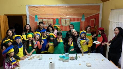 Taller recreativo de invierno invita a los Niños a la Cocina en la Región de Aysén