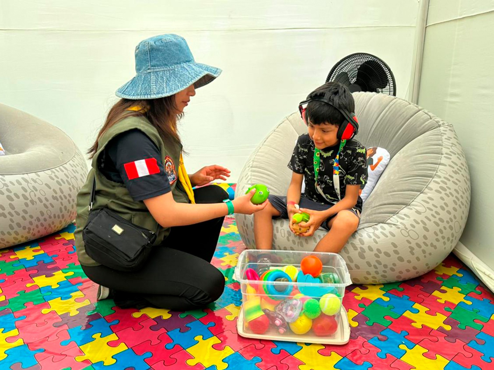 En el Camporí UPS, se implementó el primer Espacio de la Calma para niños con autismo de Perú