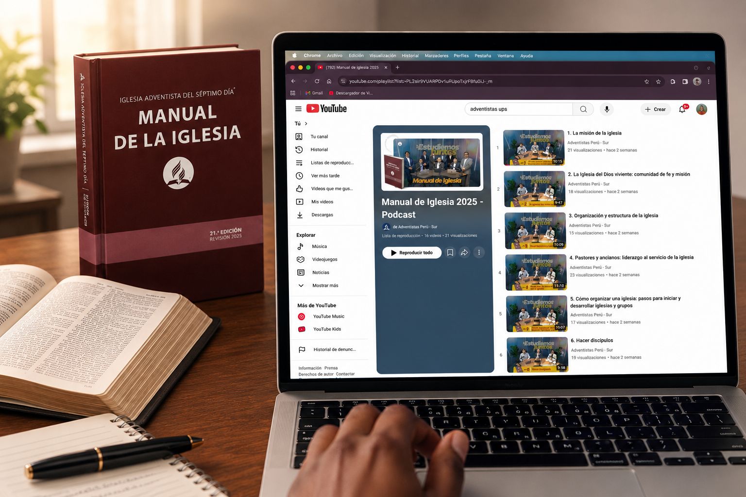 Edición actualizada del Manual de la Iglesia Adventista está disponible en formato podcast