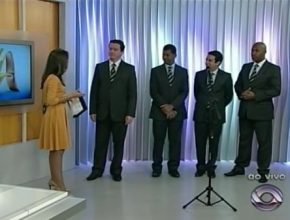Arautos do Rei fazem apresentação ao vivo em afiliada da Globo