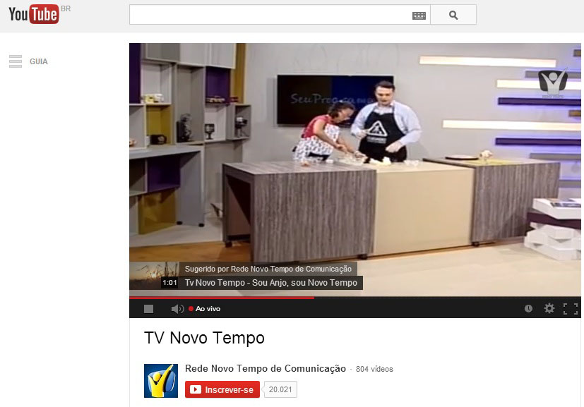 Tv Novo Tempo Transmite Programa O Ao Vivo No Youtube Not Cias Adventistas