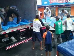 Campanha resulta em 30 toneladas de donativos são entregues em Rio Bananal