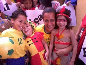 Feira das Nações envolve alunos, pais e professores durante a Copa no Rio de Janeiro