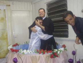 Jovem é batizado ao final de semana de oração no Bairro Santa Rosa em Taquara