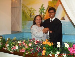 Cidade de Condor batiza primeiro membro da Igreja Adventista