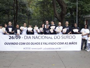 Ministério do Surdo da AP, realiza ação na Av. Paulista
