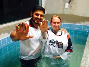 Missão Calebe: AC já tem o primeiro batismo
