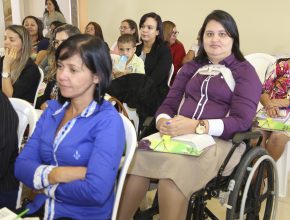 Cadeirante participa da primeira capacitação de 2015 do Ministério da Mulher