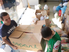 Adventistas de Rio dos Cedros se unem aos de Xanxerê para ajudar vítimas de tornado