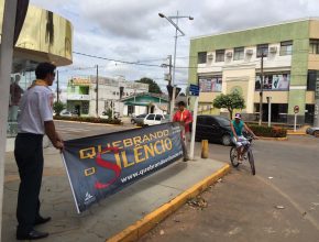Desbravadores promovem Quebrando o Silêncio em Lucas do Rio Verde