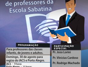 Trimestral da Escola Sabatina acontece neste domingo para Porto Alegre, serra e litoral