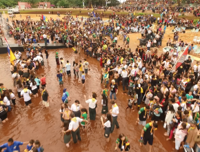 Celebração espiritual marca vida de centenas de desbravadores em Santa Helena