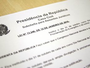 Brasil institui Dia Nacional da Proclamação do Evangelho