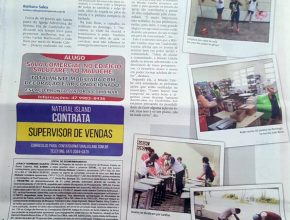 Jornal em Guabiruba (SC) destaca Missão Calebe