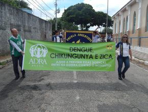 ADRA e Escola Adventista se unem à entidades públicas de Natal na luta contra o Aedes Aegypti