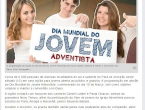 Vigília especial reunirá jovens em Marabá