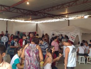250 pessoas foram atendidas na Comunidade do Mangueiral, região Oeste do estado.