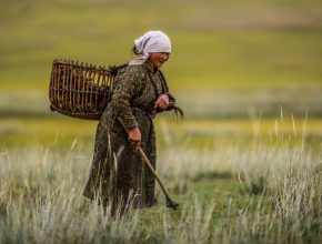 Grande parte dos habitantes da Mongólia vivem como nômades