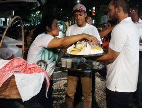 Ação comunitária atende moradores de rua