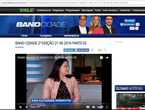 Entrevista com a médica adventista sobre doenças cardíacas no Inverno (TV Band Vale)