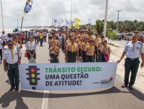 Desbravadores participam da Semana Nacional de Trânsito em São Luis