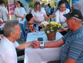 Inédita em São Miguel do Oeste SC, feira de saúde chama a atenção da comunidade