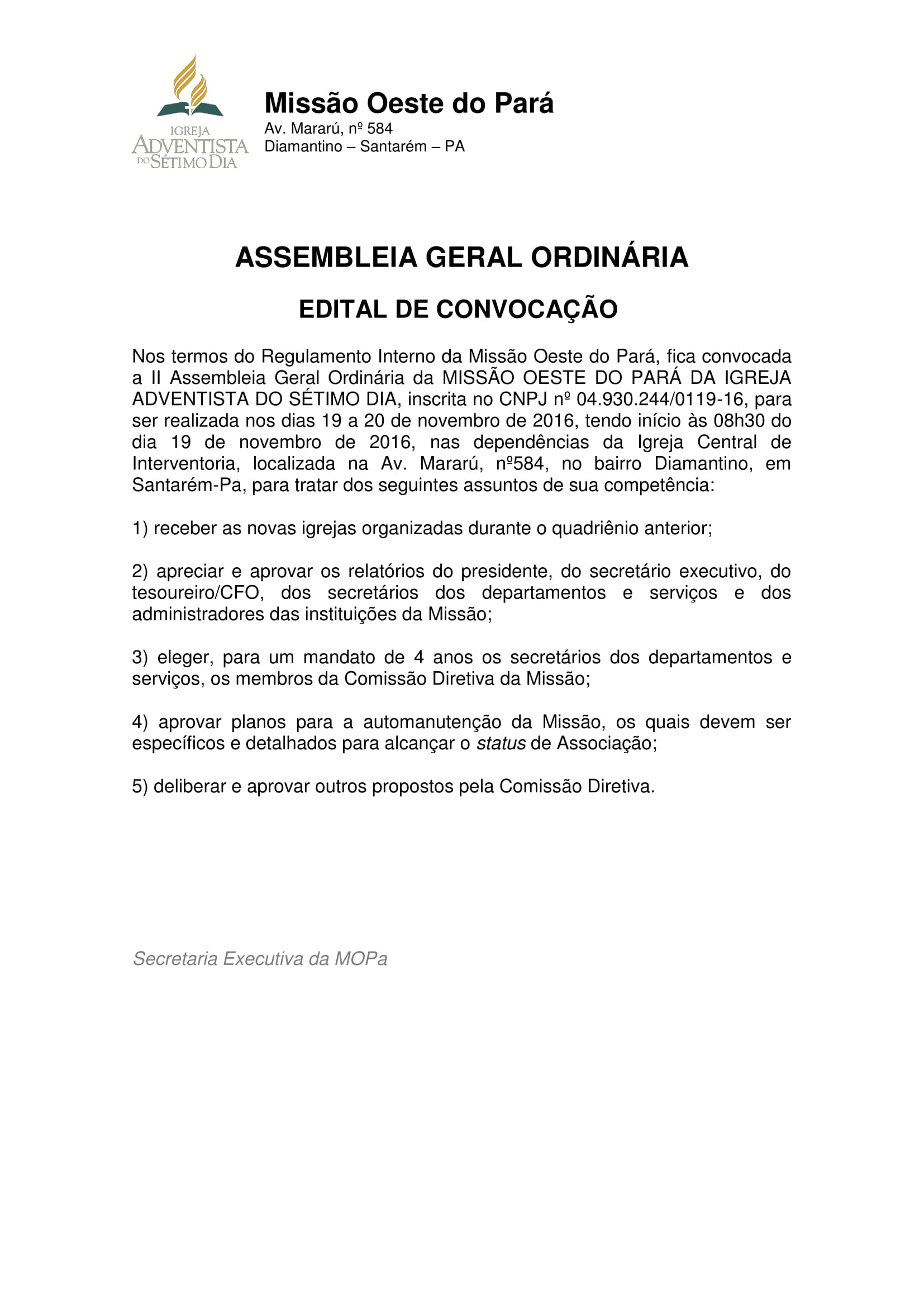 Modelo De Edital De Convocação De Associação Vários Modelos