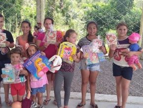 Unidades de ação promovem natal mais feliz para crianças carentes em Garibaldi
