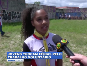 Voluntários no sul do Paraná participam da Missão Calebe (Band)