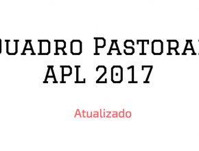 Quadro pastoral da APL recebe alteração