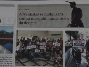 Imprensa destaca campanha de adventistas contra o mosquito da Dengue