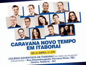 Caravana Novo Tempo chega a Itaboraí no próximo domingo
