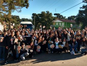 Estudantes adventistas realizam Impacto Esperança na serra gaúcha