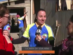 Afiliada da Rede Globo destaca voluntariado de desbravadores no RS