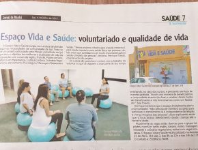 Jornal impresso divulga atividades do Espaço Vida e Saúde de Ijuí