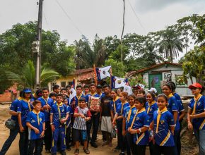 Desbravadores atendem comunidade de Castanhal