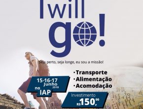 Inscrições para congresso I Will Go estão abertas