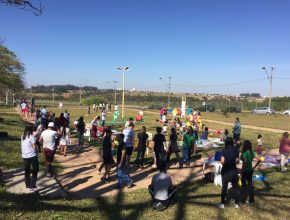 Escola realiza piquenique para fortalecer família