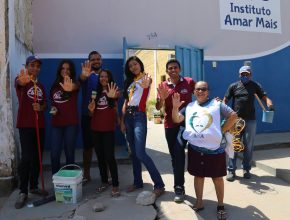 Jovens voluntários revitalizam instituto de câncer no Maranhão