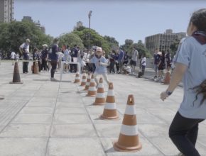 Aventureiros participam de provas de esportes e conhecimento bíblico