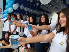 Alunos promovem ações de conscientização sobre o uso da água