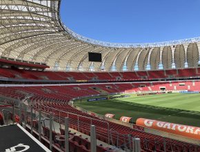 Líderes recebem instruções sobre celebração no estádio Beira-Rio