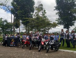 Ministério de Motociclistas apresenta projeto para crianças do sexto ano