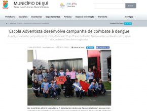 Prefeitura de Ijuí destaca trabalho de Escola Adventista