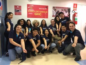 Voluntários do Um Ano em Missão participam de campanha para doação de sangue