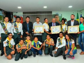 Clube de Desbravadores recebe homenagem de Câmara de Vereadores no Pará