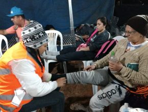 Voluntários adventistas prestam atendimento a romeiros em Minas Gerais