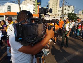 Na mídia | TV Anhanguera destaca passeata do Quebrando o Silêncio em Goiânia